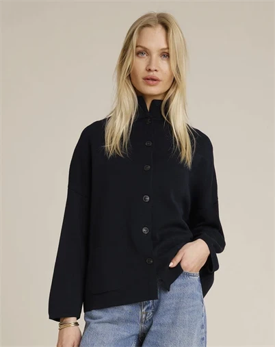 Sibin Linnebjerg - Spring Strikcardigan - Black